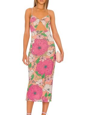 Simona Mesh Midi Dress in Spring Blush Bouquet
AFRM
Color